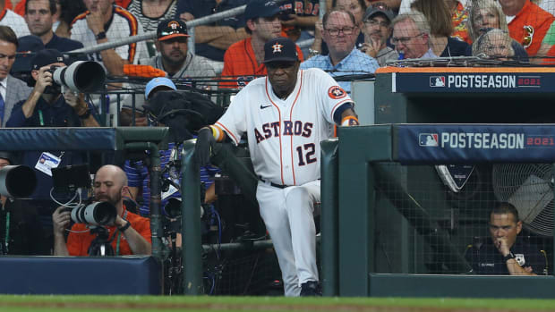 Dusty Baker with the Astros.